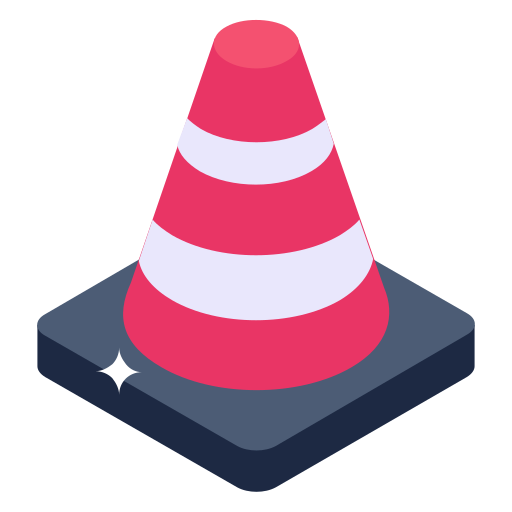 Traffic cone Generic Isometric icon