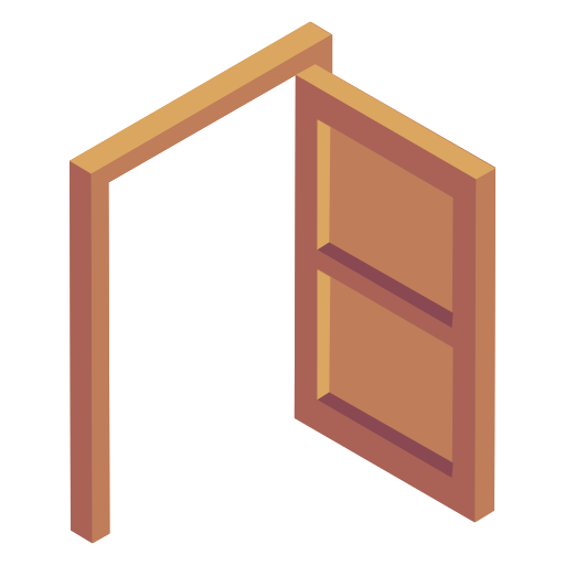 puerta Generic Isometric icono