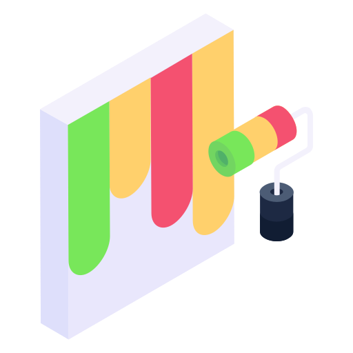 Paint roller Generic Isometric icon