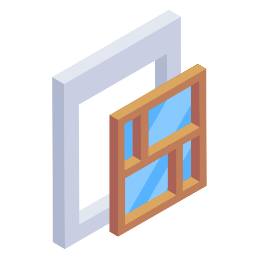 marco de la ventana Generic Isometric icono