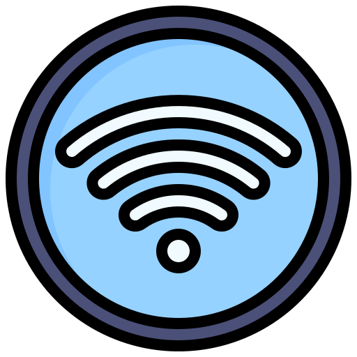 wlan-signal Generic Outline Color icon