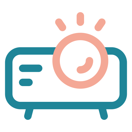 Projector Generic Outline Color icon