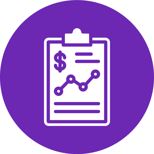 rapport d'activité Generic Flat Icône