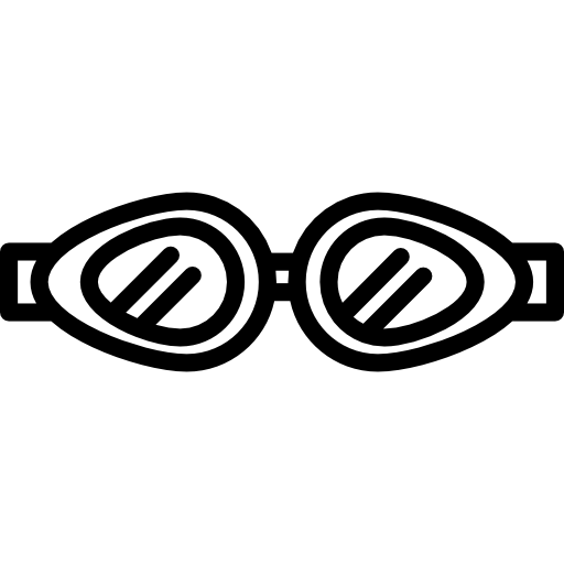 okulary do pływania  ikona