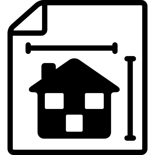 plano de la casa  icono