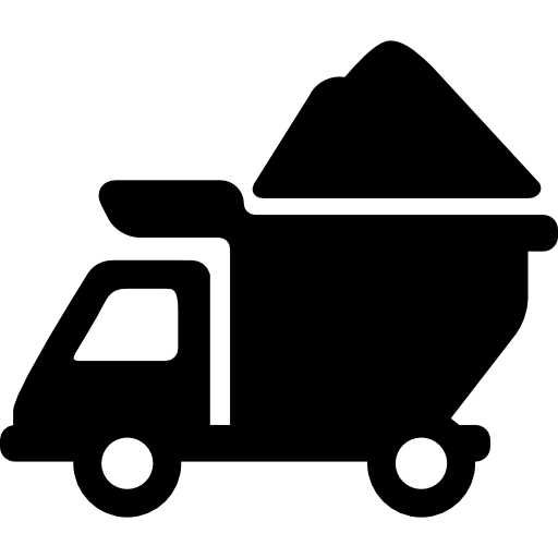 camion della spazzatura  icona
