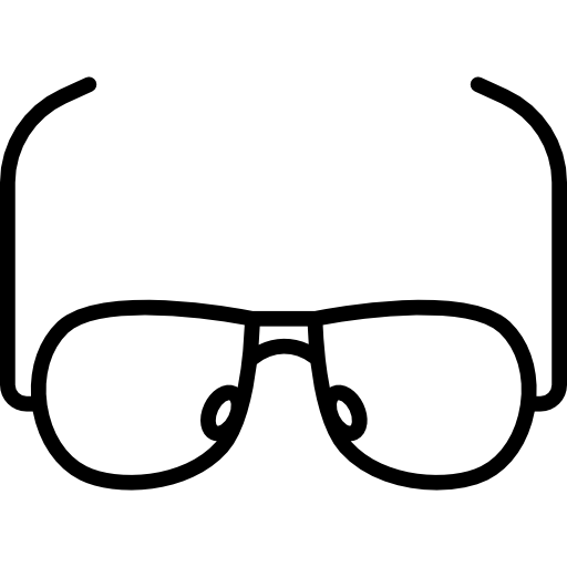 duże okulary  ikona