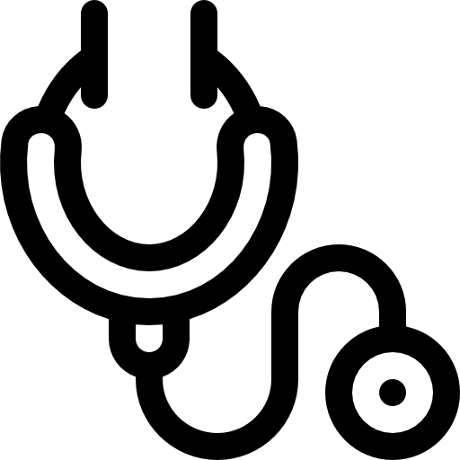 Стетоскоп Basic Rounded Lineal иконка