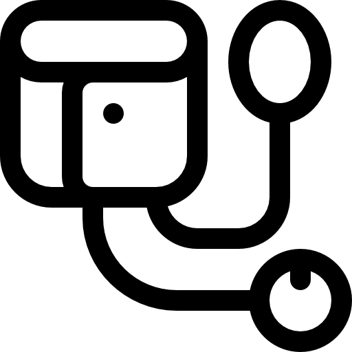 혈압계 Basic Rounded Lineal icon