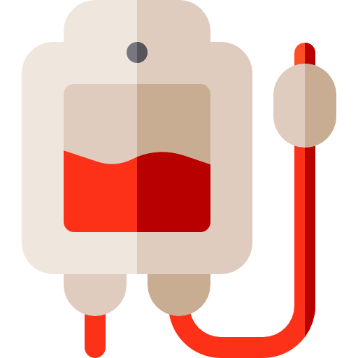 transfusión de sangre Basic Rounded Flat icono