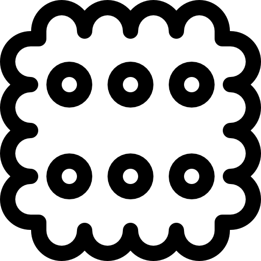 Бисквит Basic Rounded Lineal иконка
