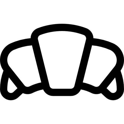 크로와상 Basic Rounded Lineal icon