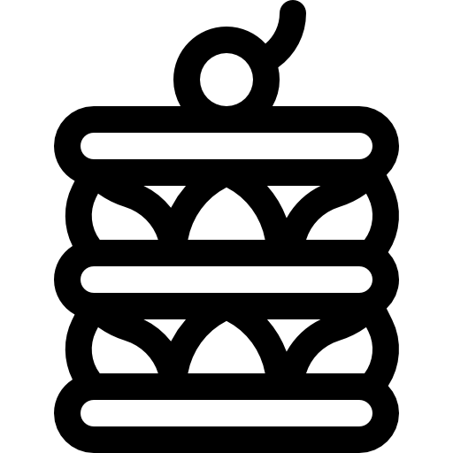 wafel Basic Rounded Lineal ikona