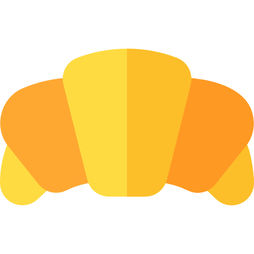 Croissant Basic Rounded Flat icon