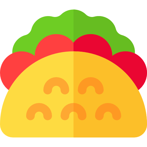 tacos Basic Rounded Flat Icône