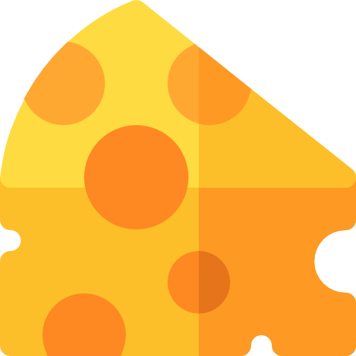 Cheese Basic Rounded Flat icon