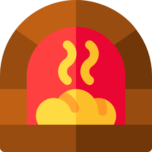 horno Basic Rounded Flat icono