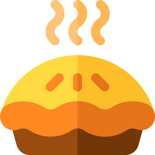 Пирог Basic Rounded Flat иконка