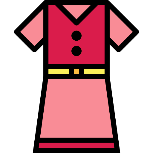 vestidos Smalllikeart Lineal Color icono