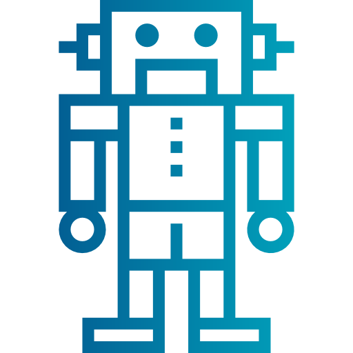 Робот Smalllikeart Gradient иконка