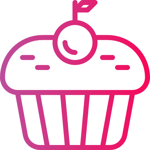 컵케익 Smalllikeart Gradient icon