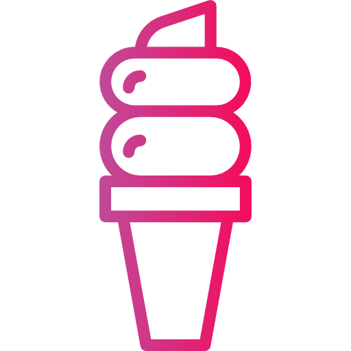 아이스크림 Smalllikeart Gradient icon