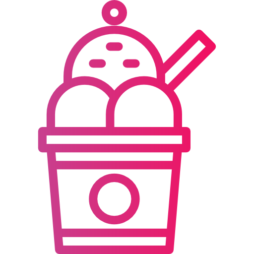 Мороженое Smalllikeart Gradient иконка