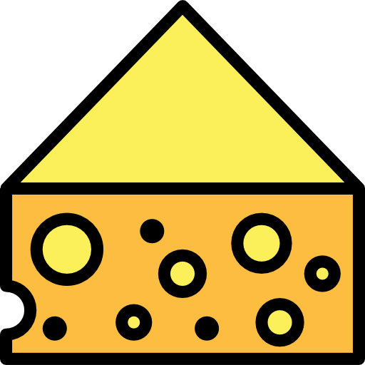 queso Smalllikeart Lineal Color icono