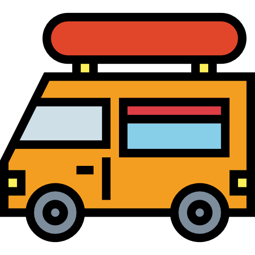 camioneta Smalllikeart Lineal Color icono