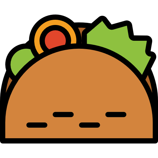 Taco Smalllikeart Lineal Color icon