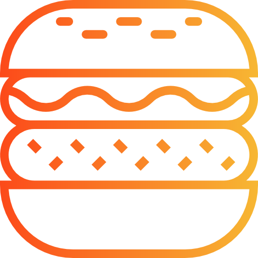 hamburger Smalllikeart Gradient icona