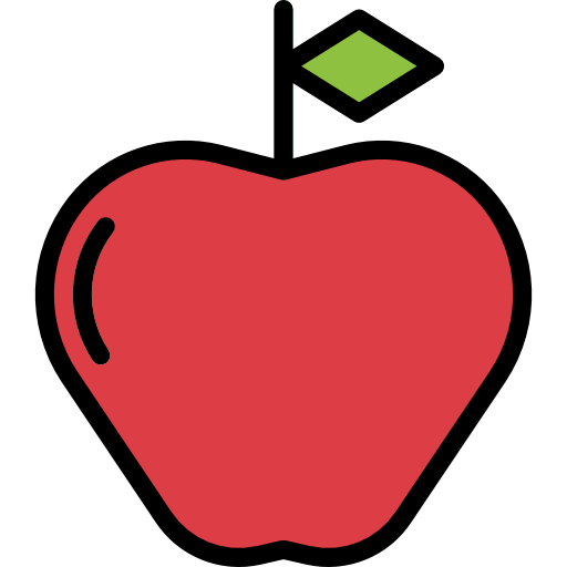 りんご Smalllikeart Lineal Color icon