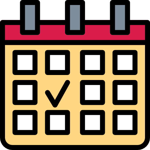 kalender Smalllikeart Lineal Color icon