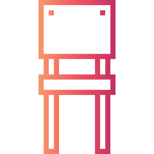 silla Smalllikeart Gradient icono