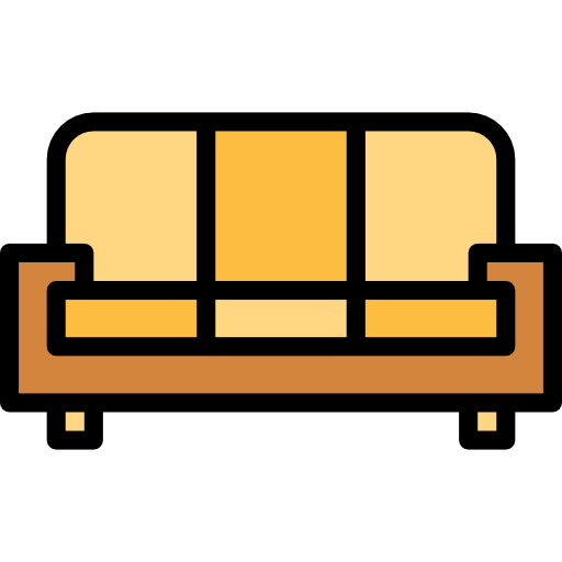 Couch Smalllikeart Lineal Color icon
