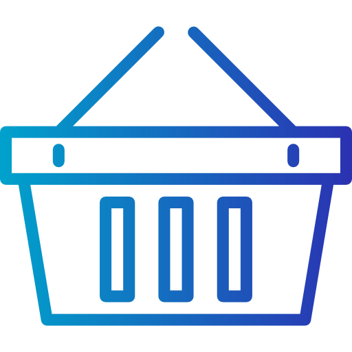 Shopping basket Smalllikeart Gradient icon