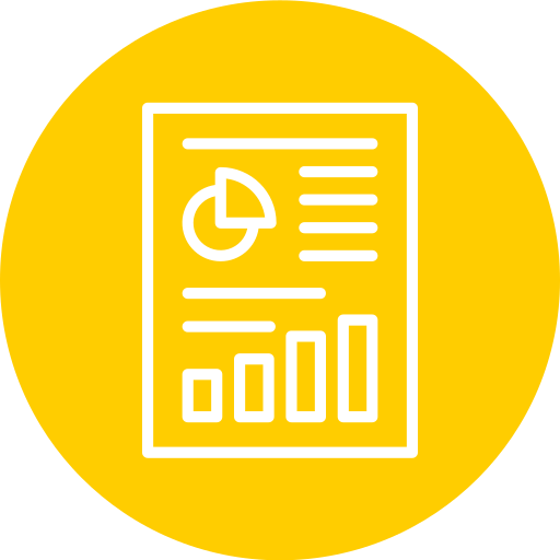 rapport d'activité Generic Flat Icône