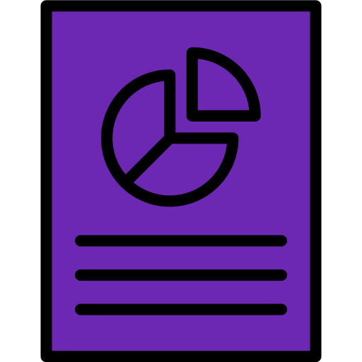 Business report Generic Outline Color icon