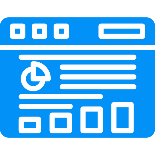 rapport d'activité Generic Flat Icône