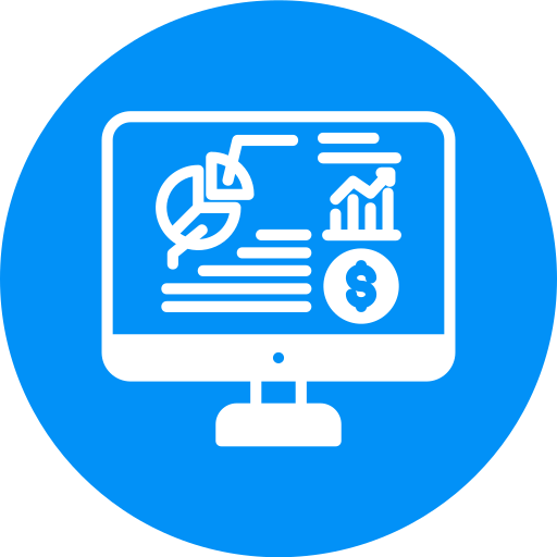 rapport d'activité Generic Flat Icône