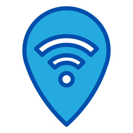 signal wi-fi Generic Blue Icône