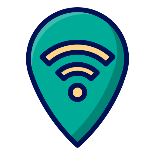 señal wifi Generic Outline Color icono