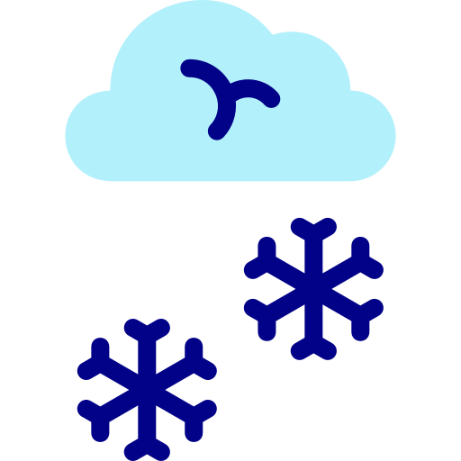 Śnieg Detailed Mixed Lineal color ikona