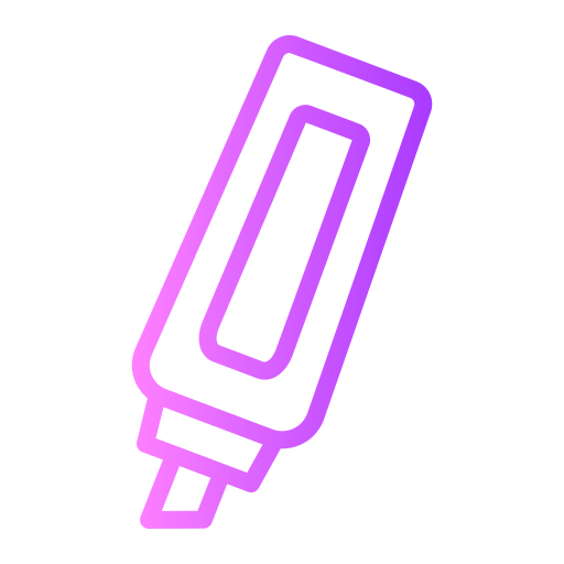 Highlighter Generic Gradient icon