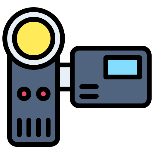 videocamera Generic Outline Color icona
