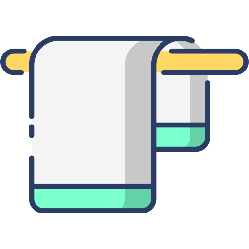 タオル Generic Outline Color icon