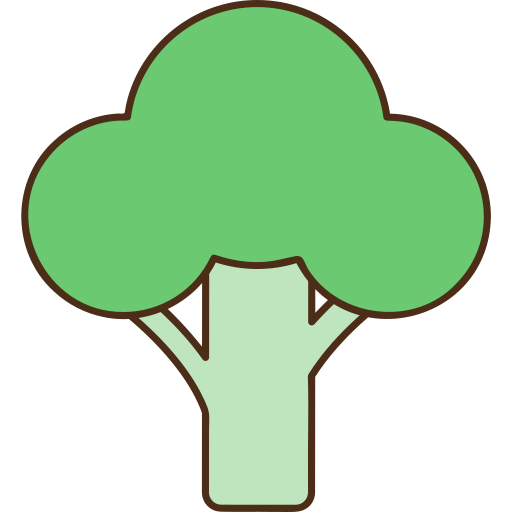 brokuły Generic Thin Outline Color ikona