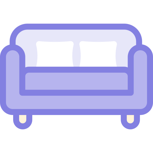 sofa Detailed color Lineal color ikona
