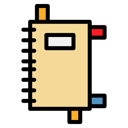 書類 Generic Outline Color icon