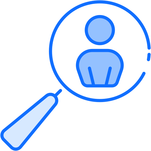 Search Generic Blue icon